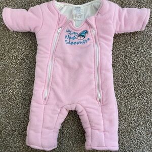 Baby Merlin's Magic Sleepsuit Pink
